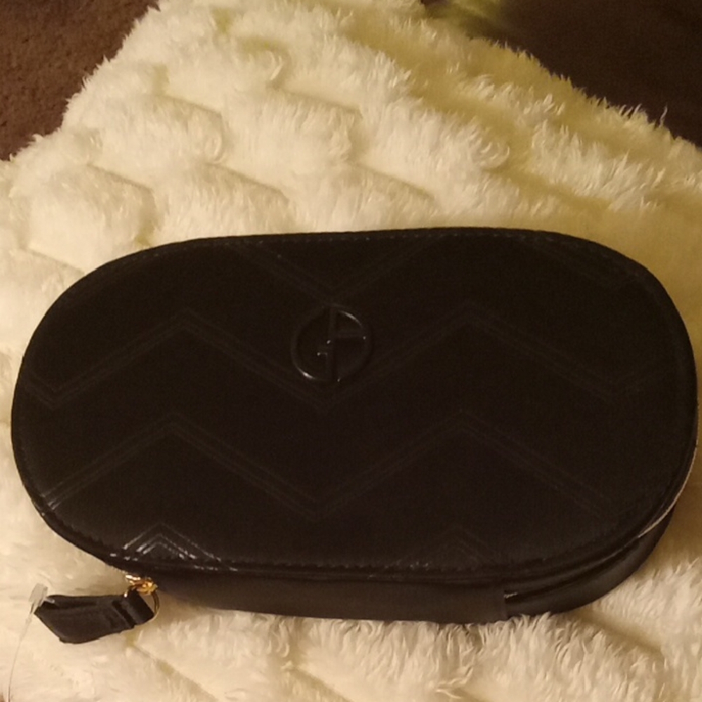 Giorgio Armani Black Cosmetic Bag